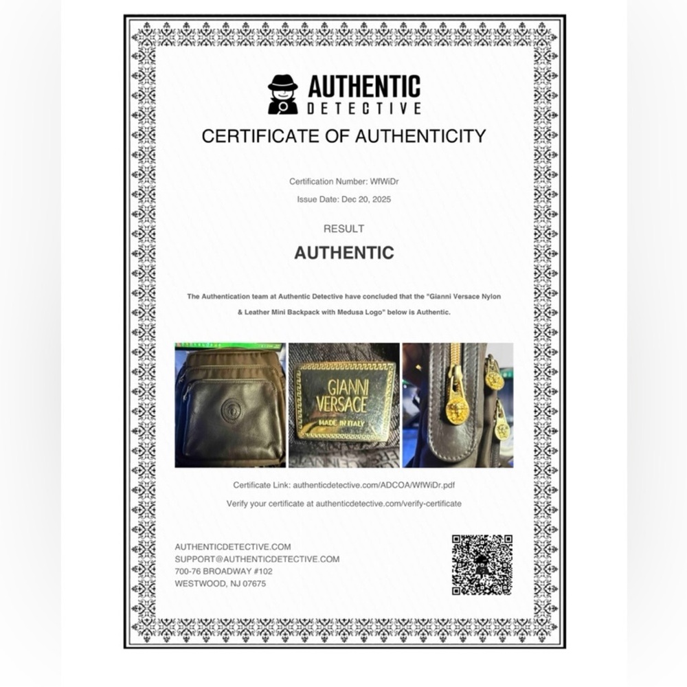 Versace Chocolate Brown Backpack - image 2